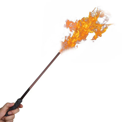 Harry Potter Fire Magic Wand Wizard Flash Staff INCENDIO, Real Fireball Shoot Wand, Fire Flame Wand