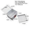 Metal Medical First Aid Kit Galvanized Iron Multi-layer Storage Household Box