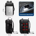 Men's Waterproof USB Charging Male Laptop Leisure Travel Bag with Expandable Capacity (39L）