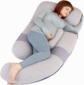 Optimal Comfort and Support: Detachable Maternity Pillow with Ergonomic Design - Ideal for Pregnancy, Pain Relief, and Versatile Relaxation