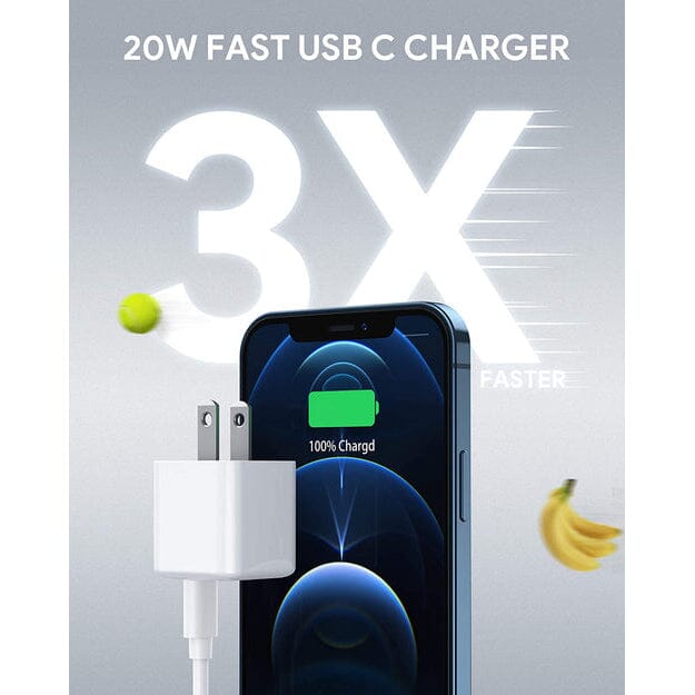 ¡Power Up con el paquete de 2 Hamarinn Mini 20W Fast Type C Wall Charger con PD 3,0-Swift y Compact Charging Magic!