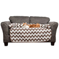 Cozy and Stylish: Chevron Reversible Quilted Pet Bed Chair Cover - Assorted Sizes | Hamarinn