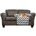 Cozy and Stylish: Chevron Reversible Quilted Pet Bed Chair Cover - Assorted Sizes | Hamarinn