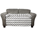 Cozy and Stylish: Chevron Reversible Quilted Pet Bed Chair Cover - Assorted Sizes | Hamarinn